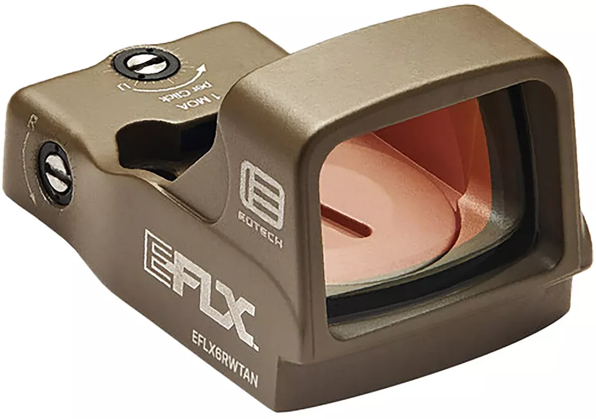 Eotech EFLX3RWTAN EFLX Mini Reflex SightTan 1 x 3 MOA Red Dot