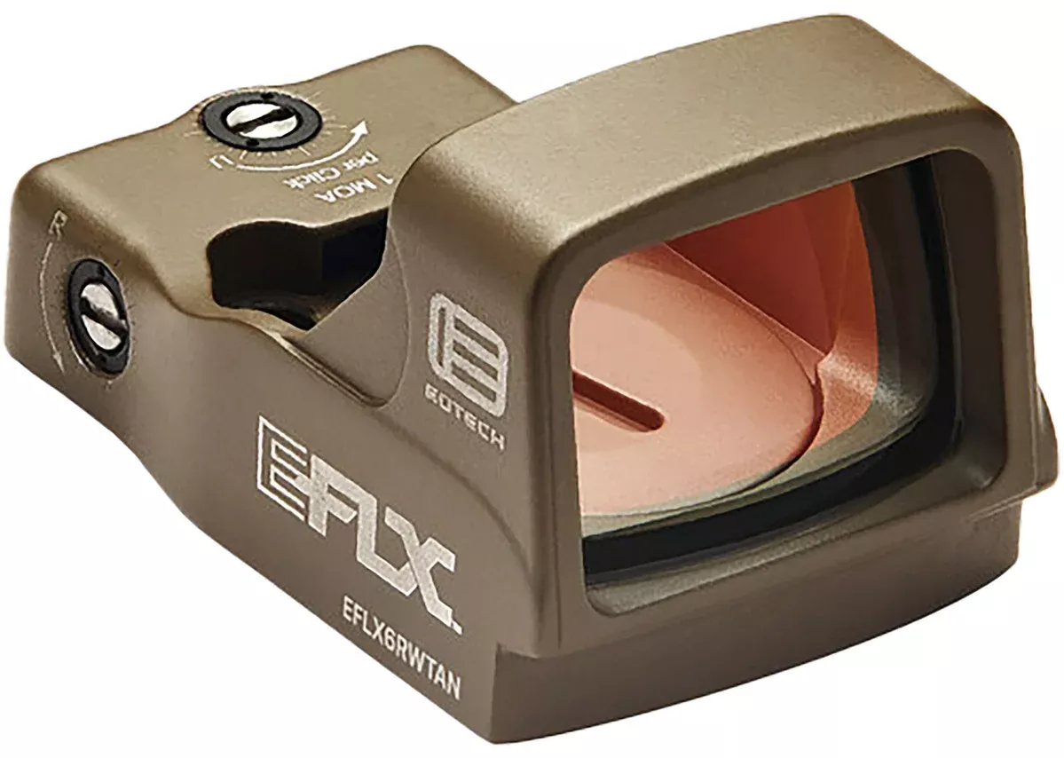 Eotech EFLX6RWTAN EFLX Mini Reflex SightTan 1 x 6 MOA Red Dot