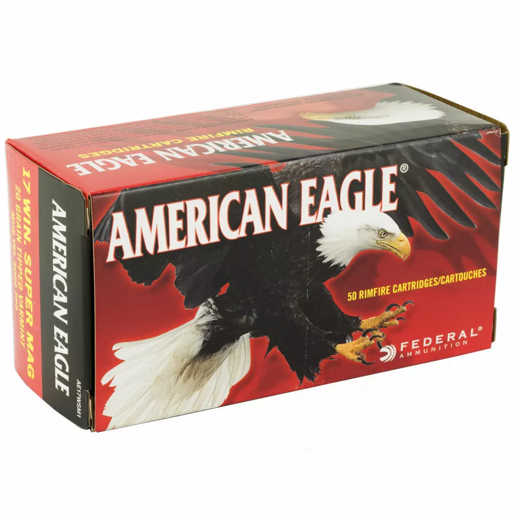Fed American Eagle 17wsm 20gr Varm 50/500