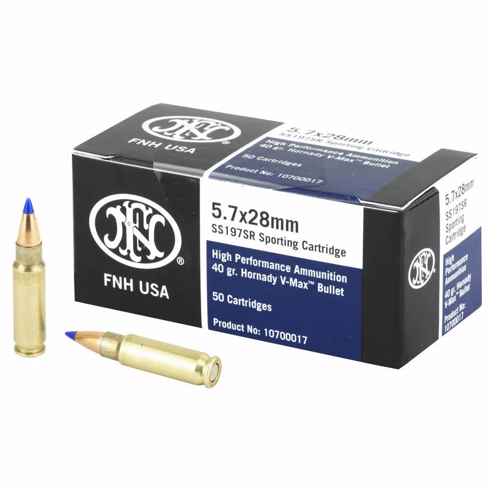 Fed Flat Nose 5.7x28mm Sr 40 Grain Vmx 50/2000