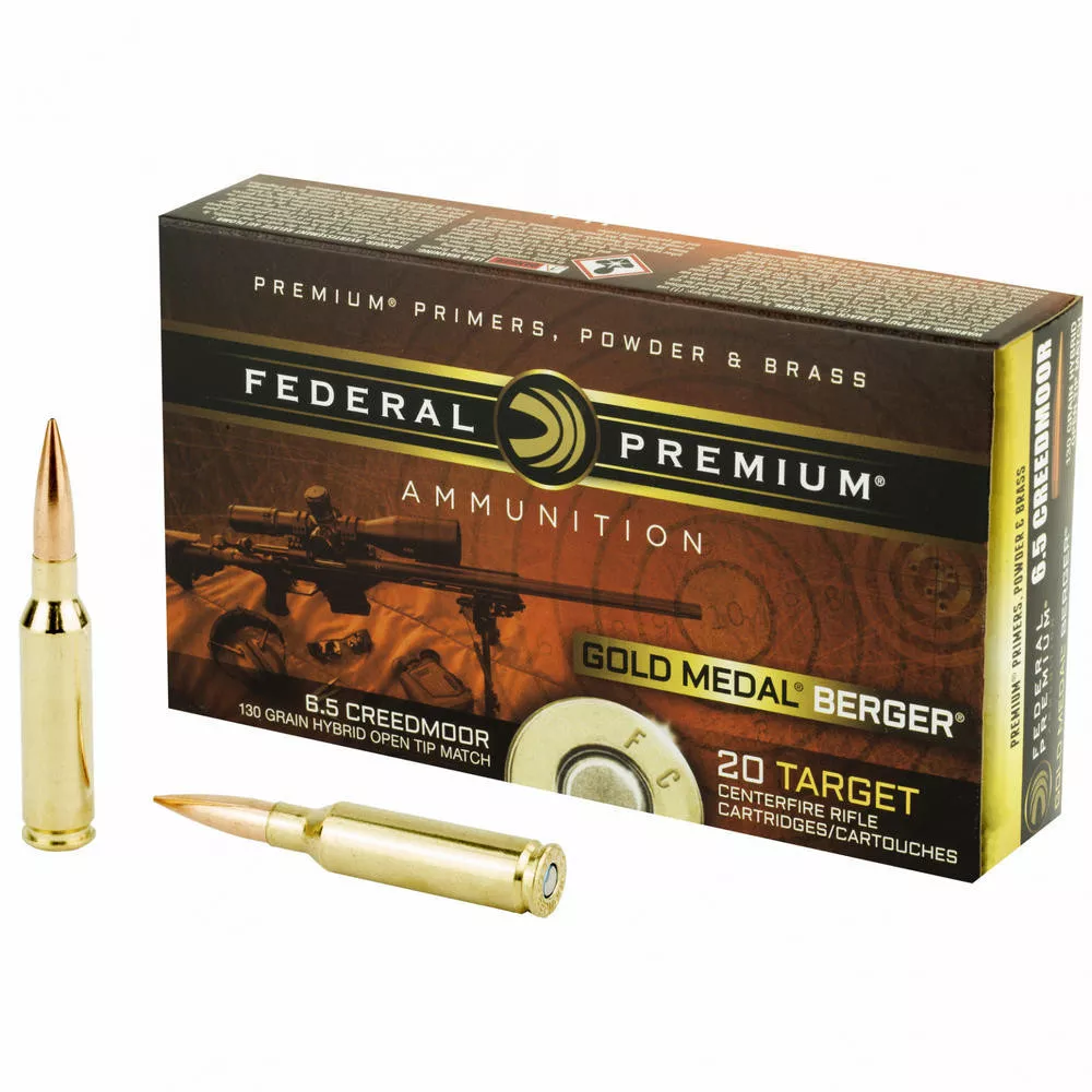 Fed Gold Models 6.5creed 130 Grain Berg 20