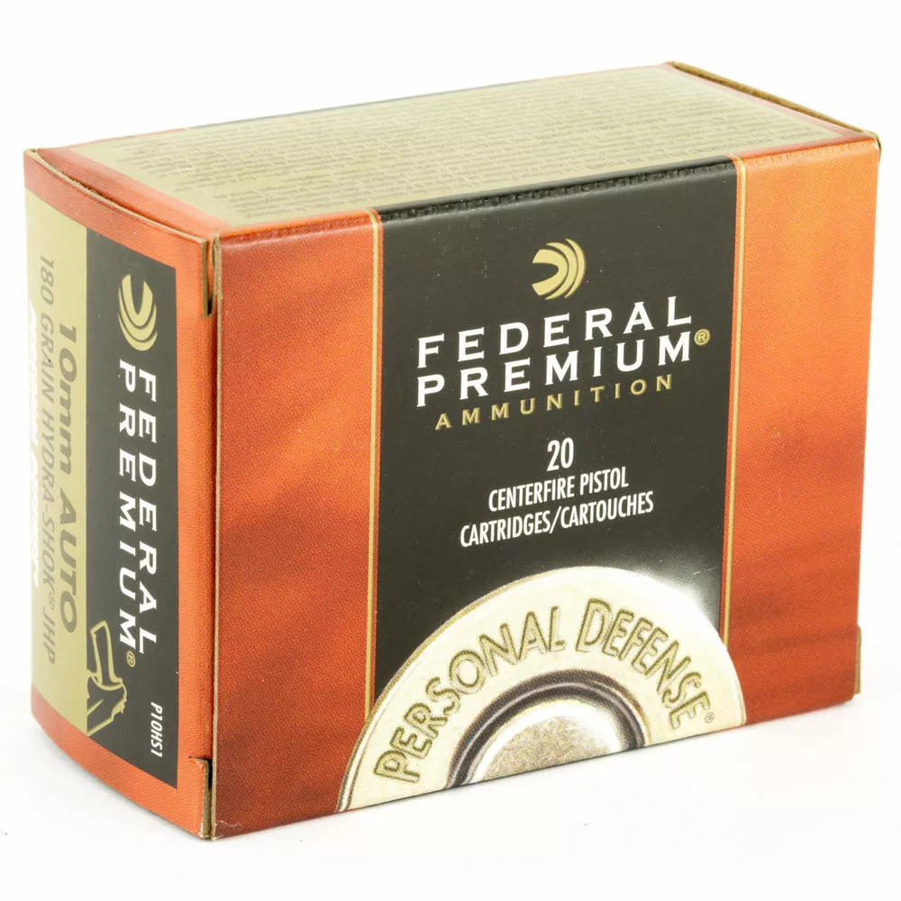 Fed Hydra-Shok 10mm 180 Grain 20/500