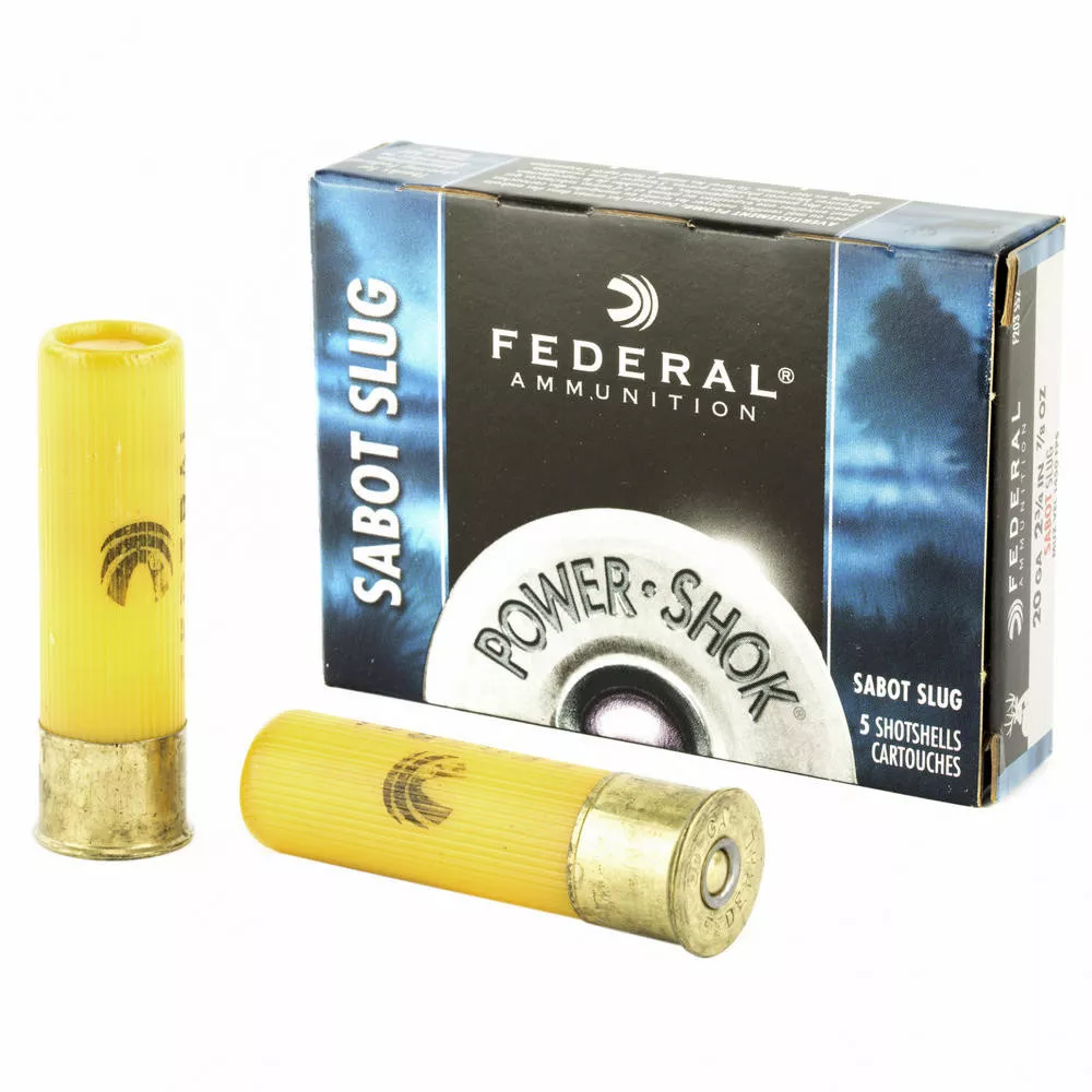 Fed PowerShok 20 Gauge 2.75 7/8oz Slg 5/250