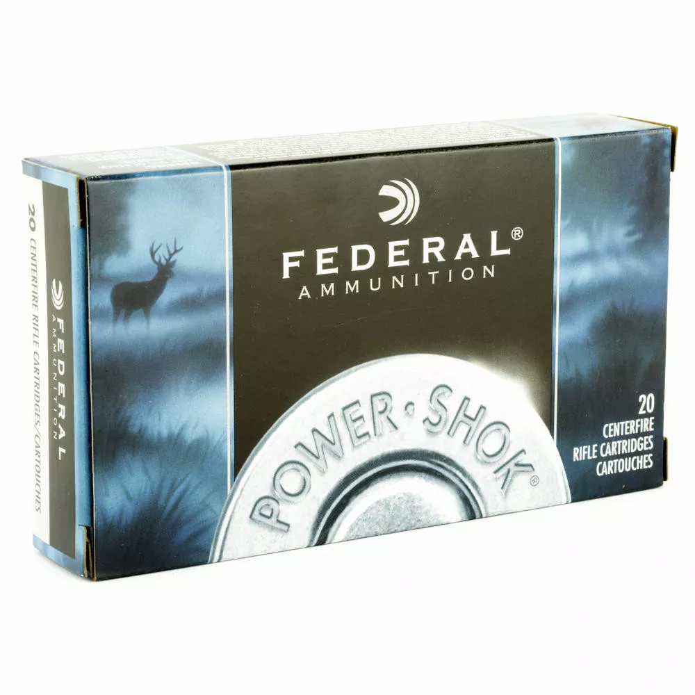 Fed PowerShok 280rem 150 Grain Solid Point 20/200