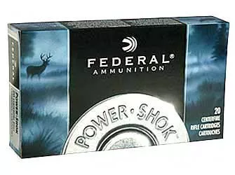 Fed PowerShok 6mmrem 100 Grain Solid Point 20/200