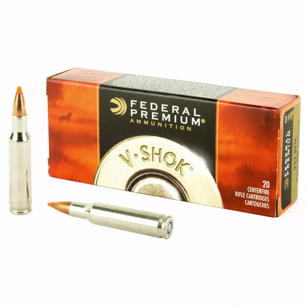Fed Premium 222rem 40 Grain Nbt 20/200