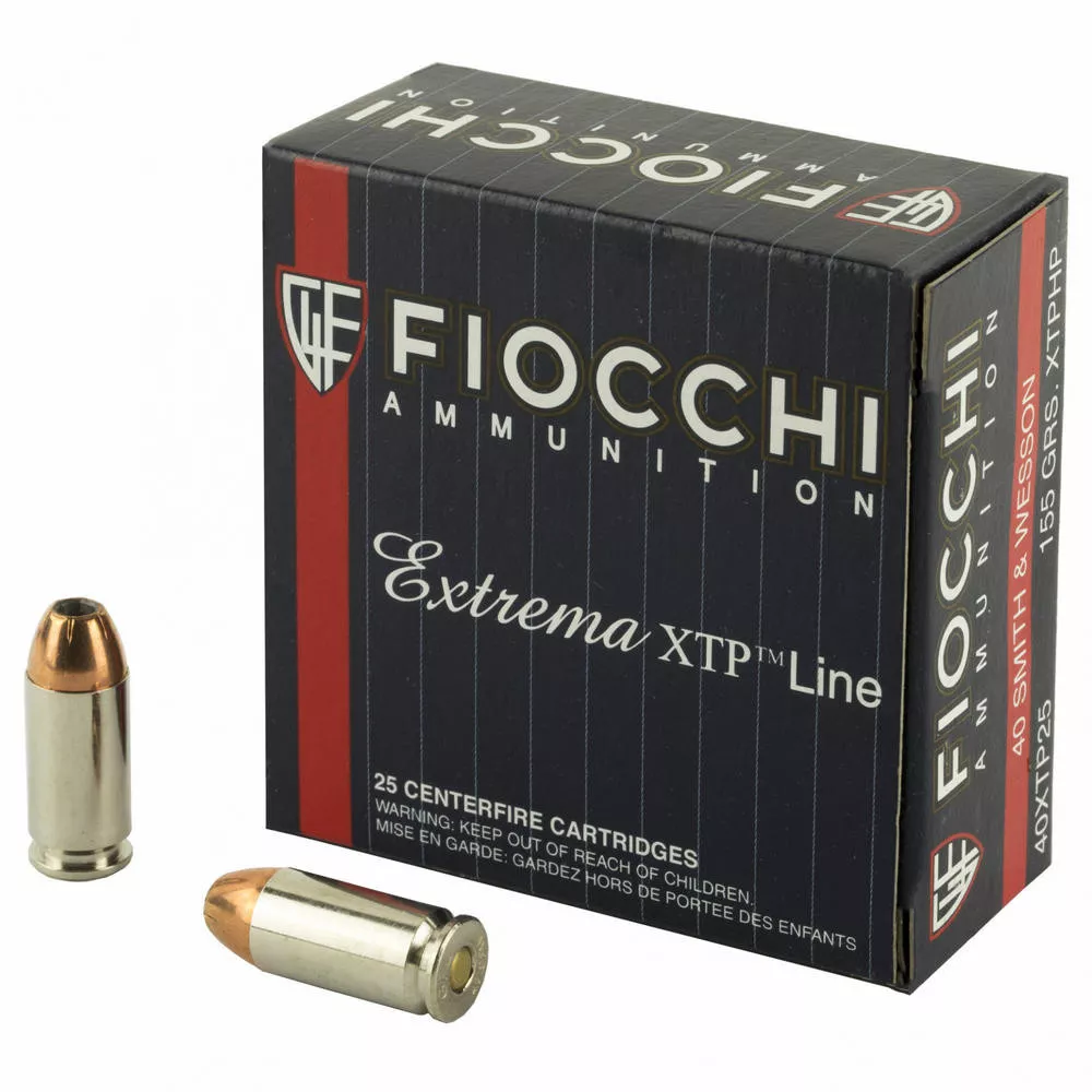 Fiocchi 40S&W 155 Grain XTP 25/500