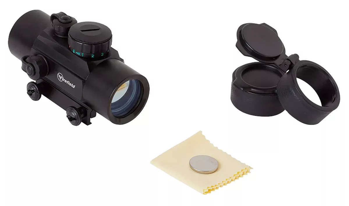 Firefield FF26008 AgilityMatte Black 1x 30 mm 1 MOA/5 MOARed/Green Dot Multi Reticle