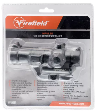 Firefield Impulse, Firefield Ff26027 Impulse 1x28 Red Dot W/las Red
