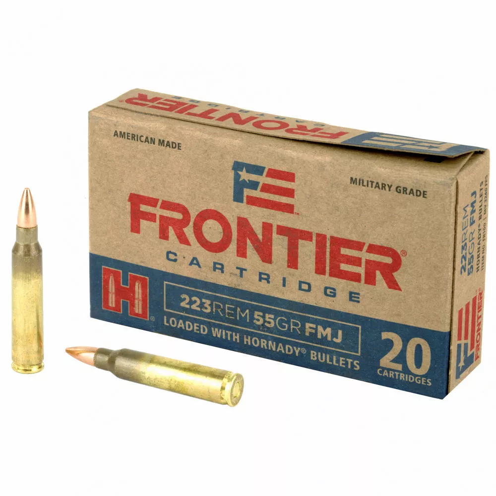 Frontier 223Rem 55 Grain Full Metal Jacket 20/500