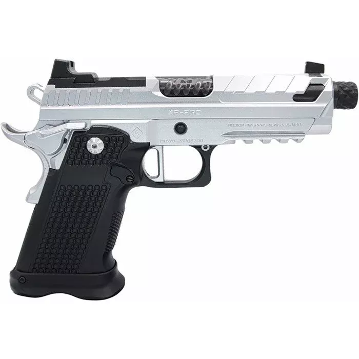 FUSION FIREARMS XP PRO 9MM LUGER 4”BBL THREADED (2)10RD MAGS CHROME