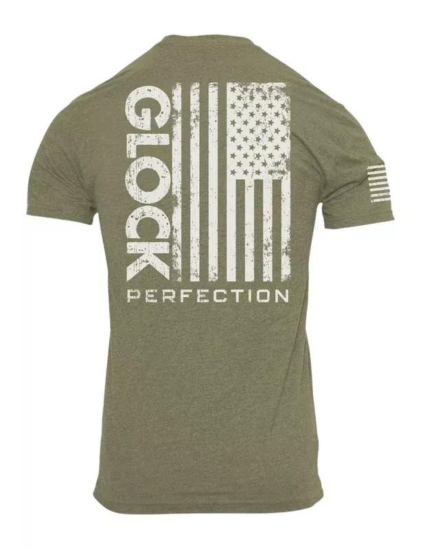 Glock AP96398 PERFECTION FLAG TEE M GRN