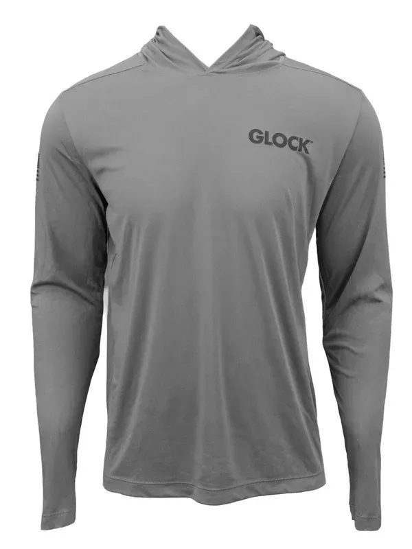 Glock AP96415 HOODED PERFORMANCE SHIRT S GREY