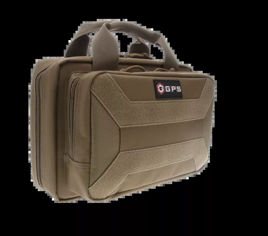 GPS Bags Flat Dark Earth 600D Lockable Pistol Case PC15FDE