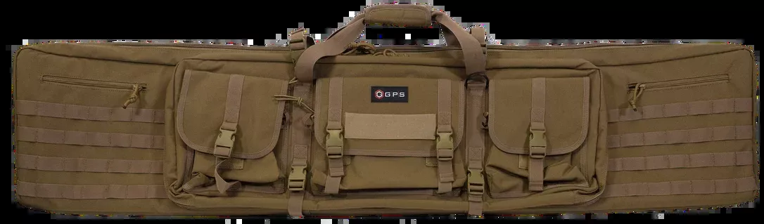 GPS Bags Lockable 600D Polyester 2 Rifle Gun Case DRC55FDE