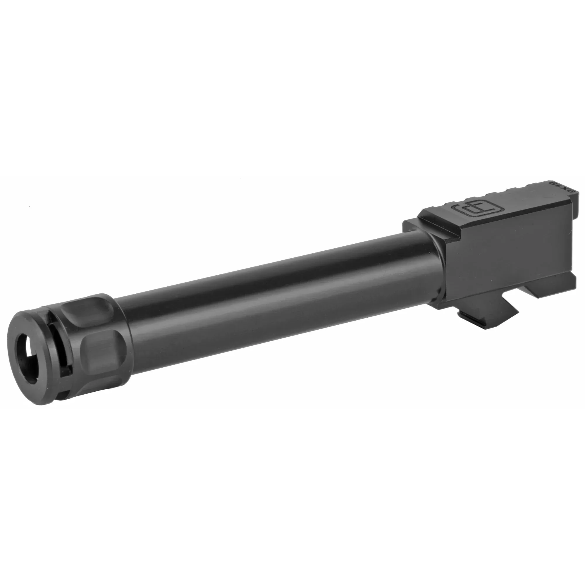 Griffin Armament Threaded Barrel for Glock 19 Gen3/Gen4 with Integrated Compensator – 9mm