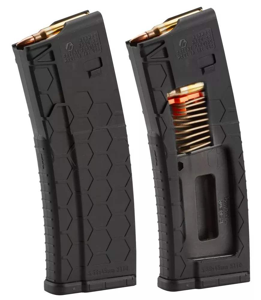 Hexmag HX1030ARBLK Series 2Black Detachable 10rd Multi-Caliber for AR-15