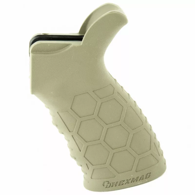 Hexmag Tactical Rubber Grip Flat Dark Earth