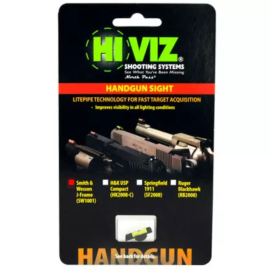 Hiviz S&w Jframe Overmold Front Grn