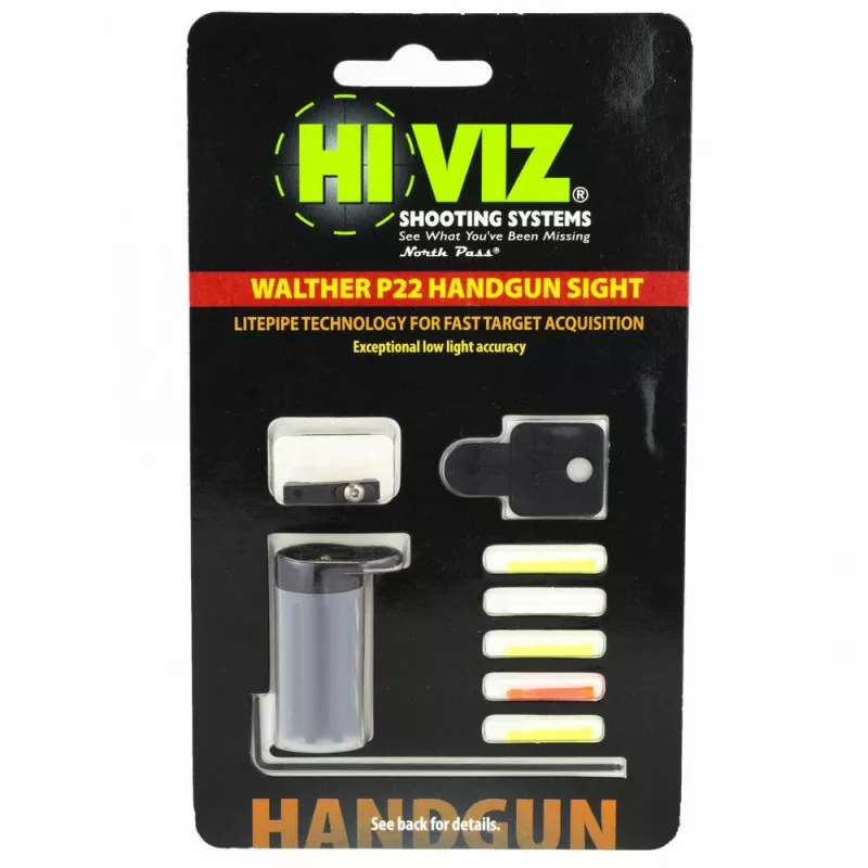 Hiviz Walther P22 Front Sight Intrchg