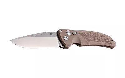 Hogue Grips EX-03 Folding Knife Plain Folder Drop Point 3.5" Polymer
