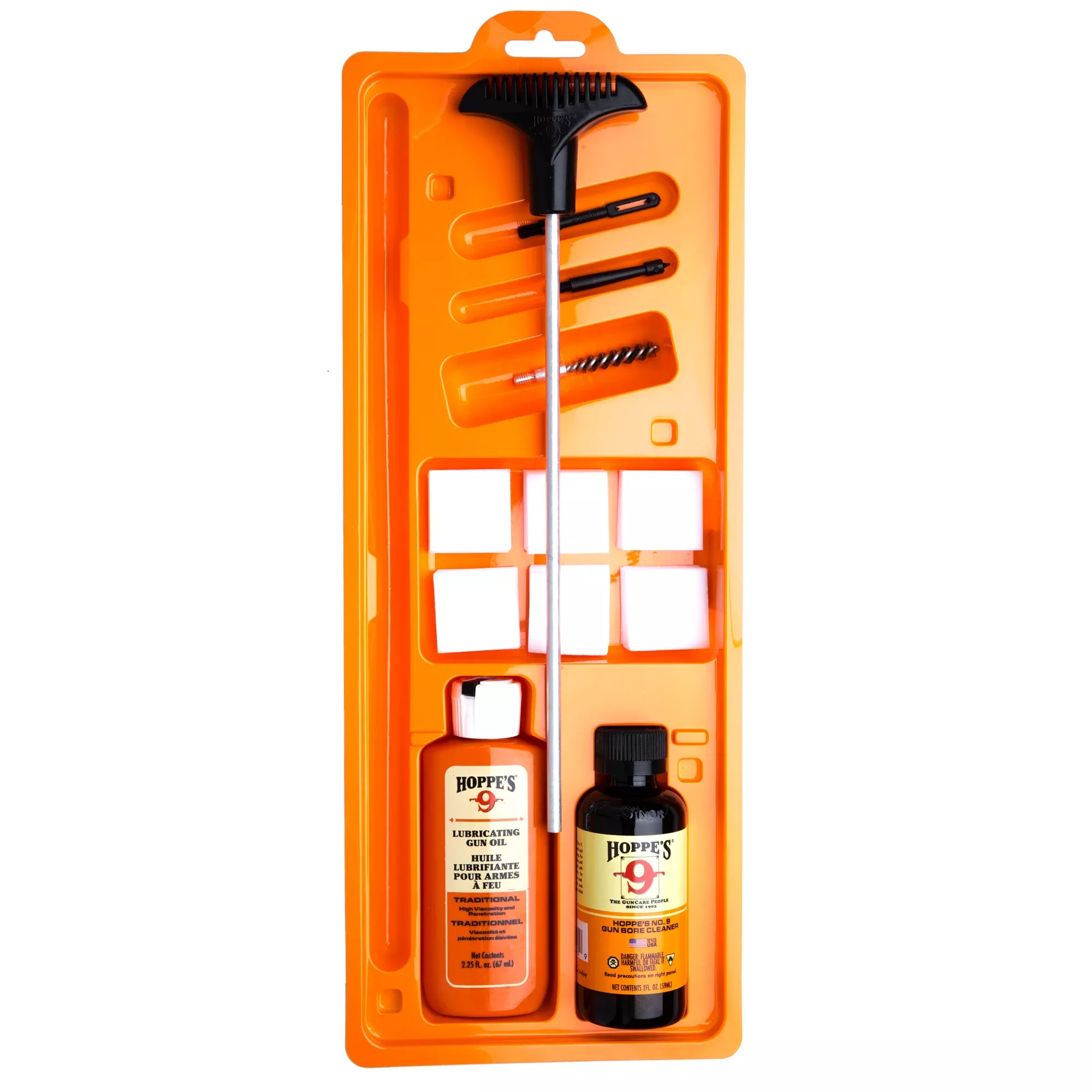Hoppe's .22 Caliber Pistol Cleaning Kit – Clamshell