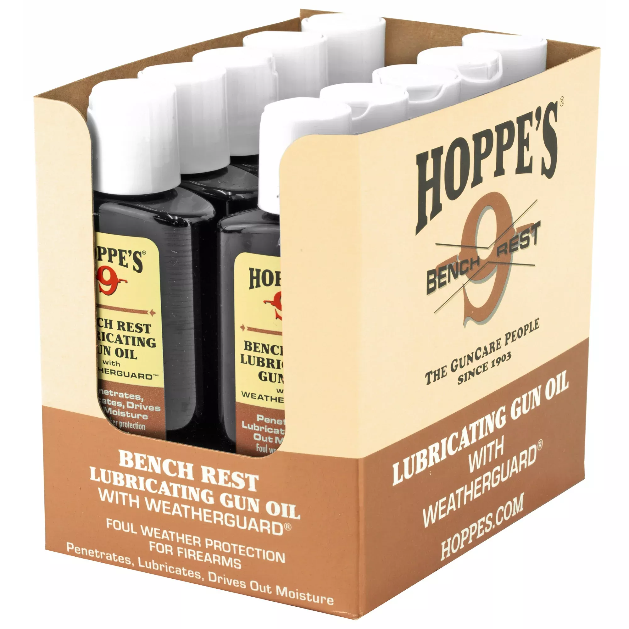 Hoppe's Bench Rest 9 Powder Solvent 2.25oz – Universal Bore Cleaner