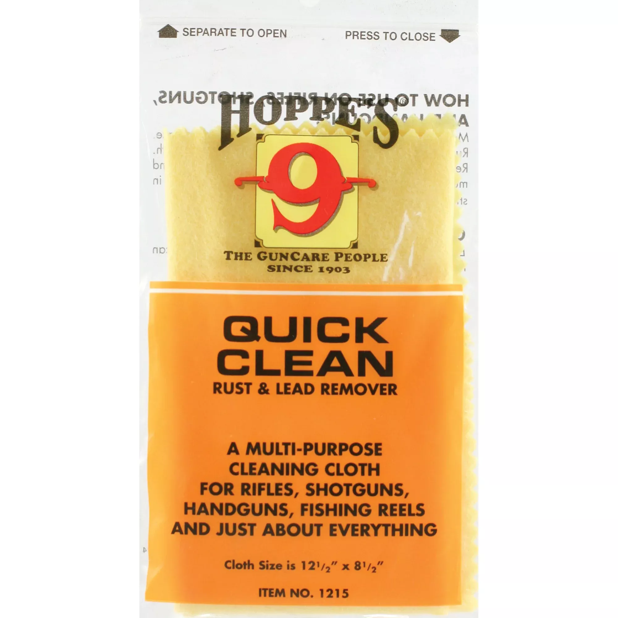 Hoppe's Rust & Lead Remover Cloth Single – Universal