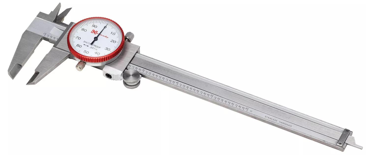 Hornady 050075 Dial CaliperSilver Multi Caliber Stainless Steel Includes Storage Case