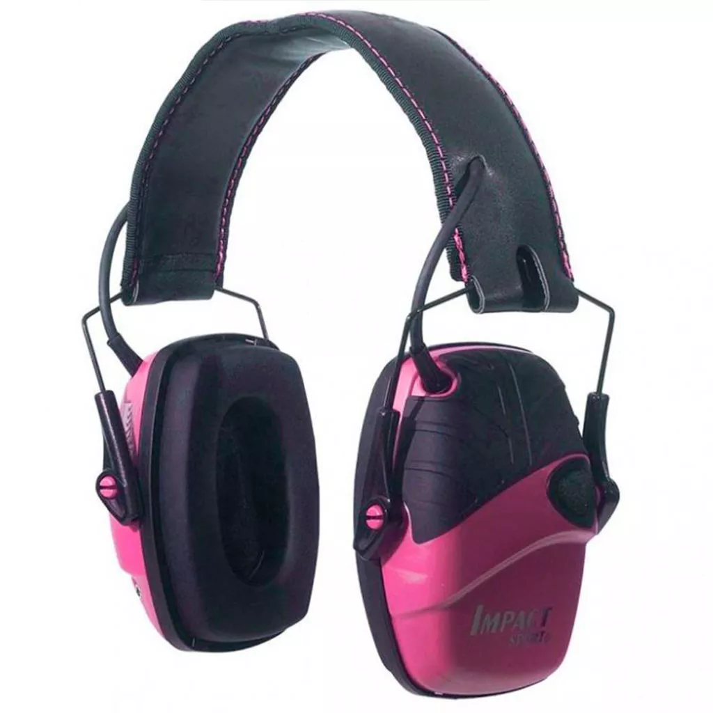 Howard Leight Impact Sport Electronic Earmuffs Pink