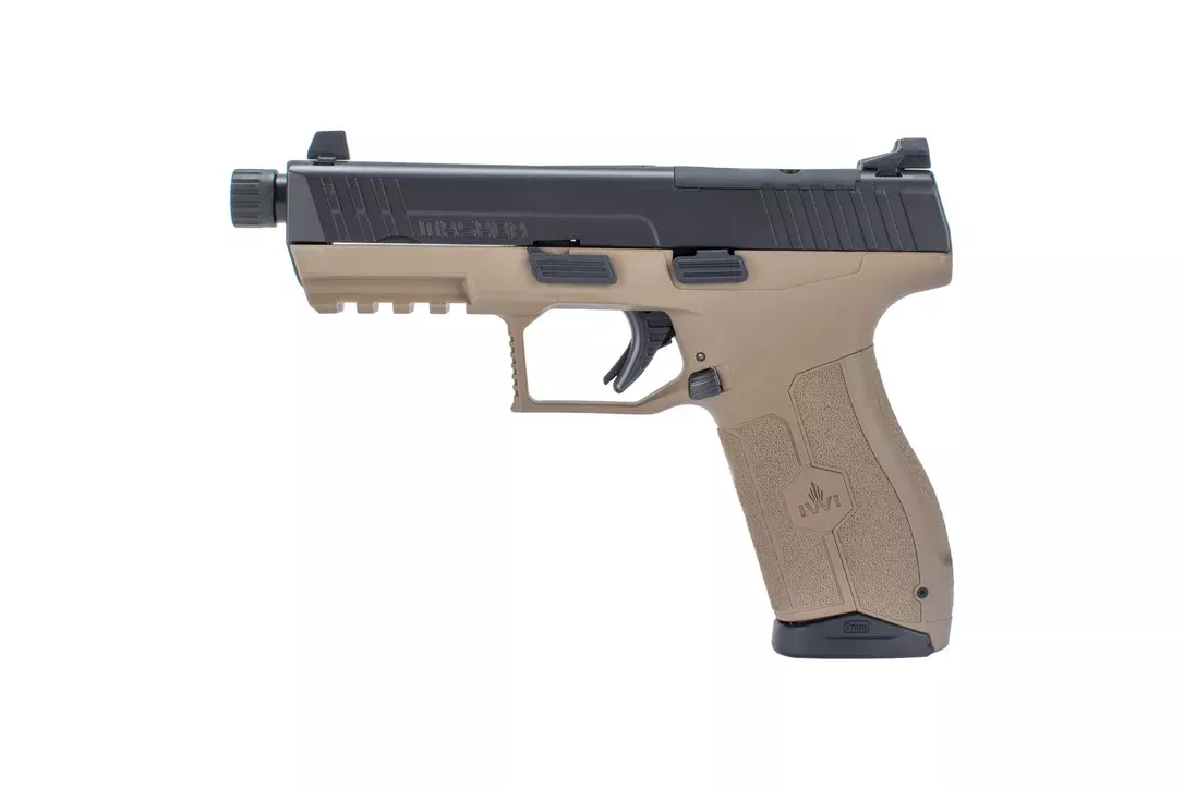 IWI MASADA Tactical LE 9mm 4.6in Threaded Optic Ready FDE
