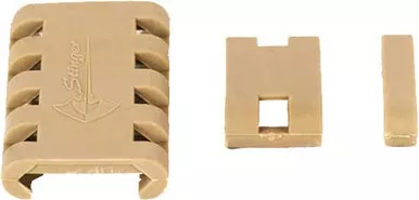 Je Stinger Picatinny Rail Cvr - Tan 20pcs Per Pkg