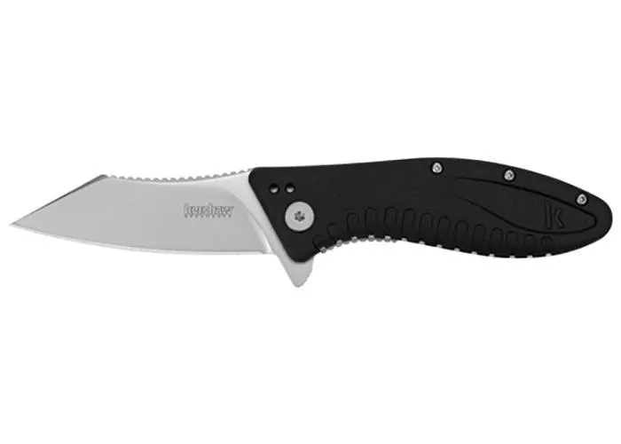 Kershaw Grinder Knife Blade 3.25" Black Handle
