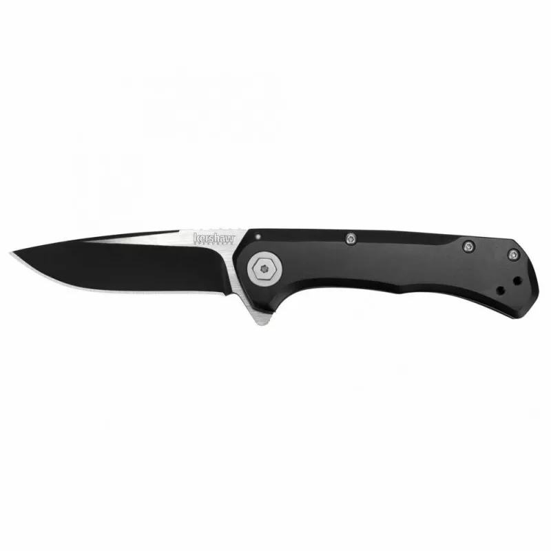 Kershaw SHOWTIME Folding Knif Drop Point Black Blade 3" Black Handle