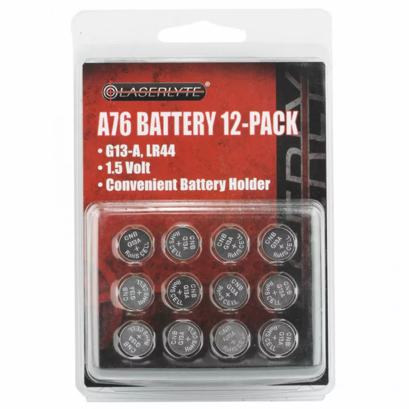 LaserLyte RPLCMNT Batteries 12/CD949