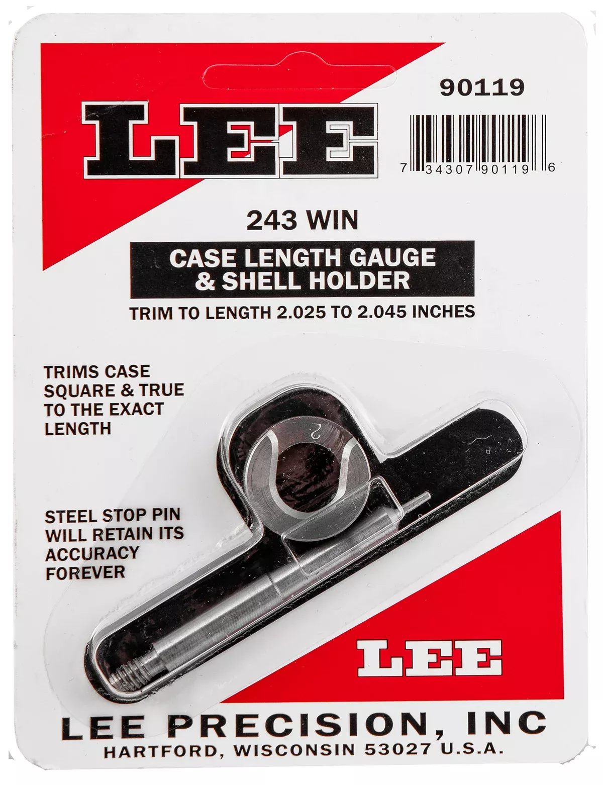 Lee Precision 90119 Case Length Gauge243 Win