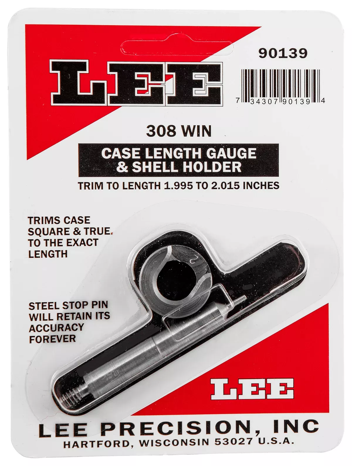 Lee Precision 90139 Case Length Gauge308 Win