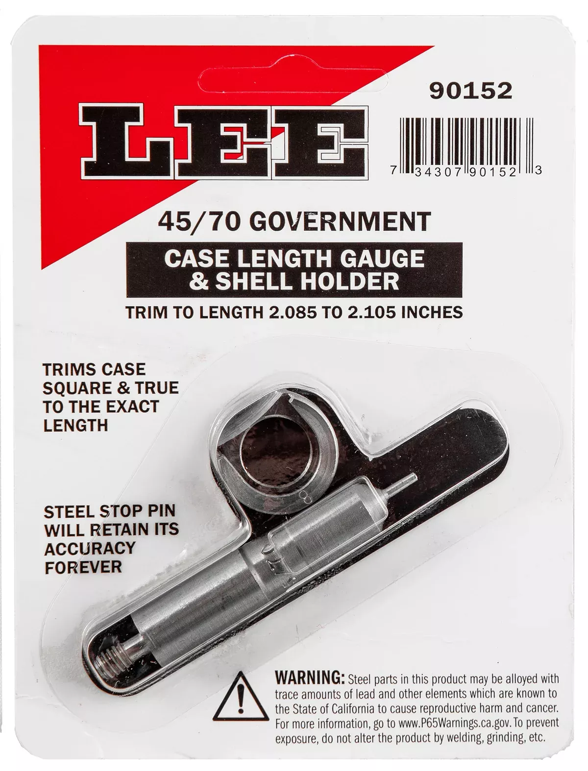 Lee Precision 90152 Case Length Gauge45-70 Gov