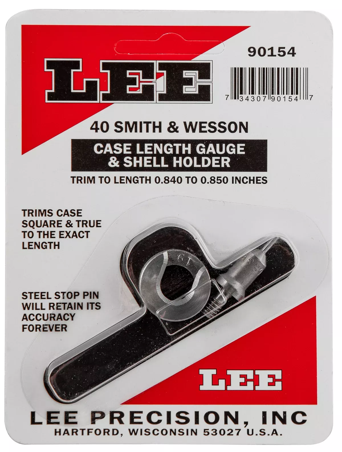Lee Precision 90154 Case Length Gauge40 S&W