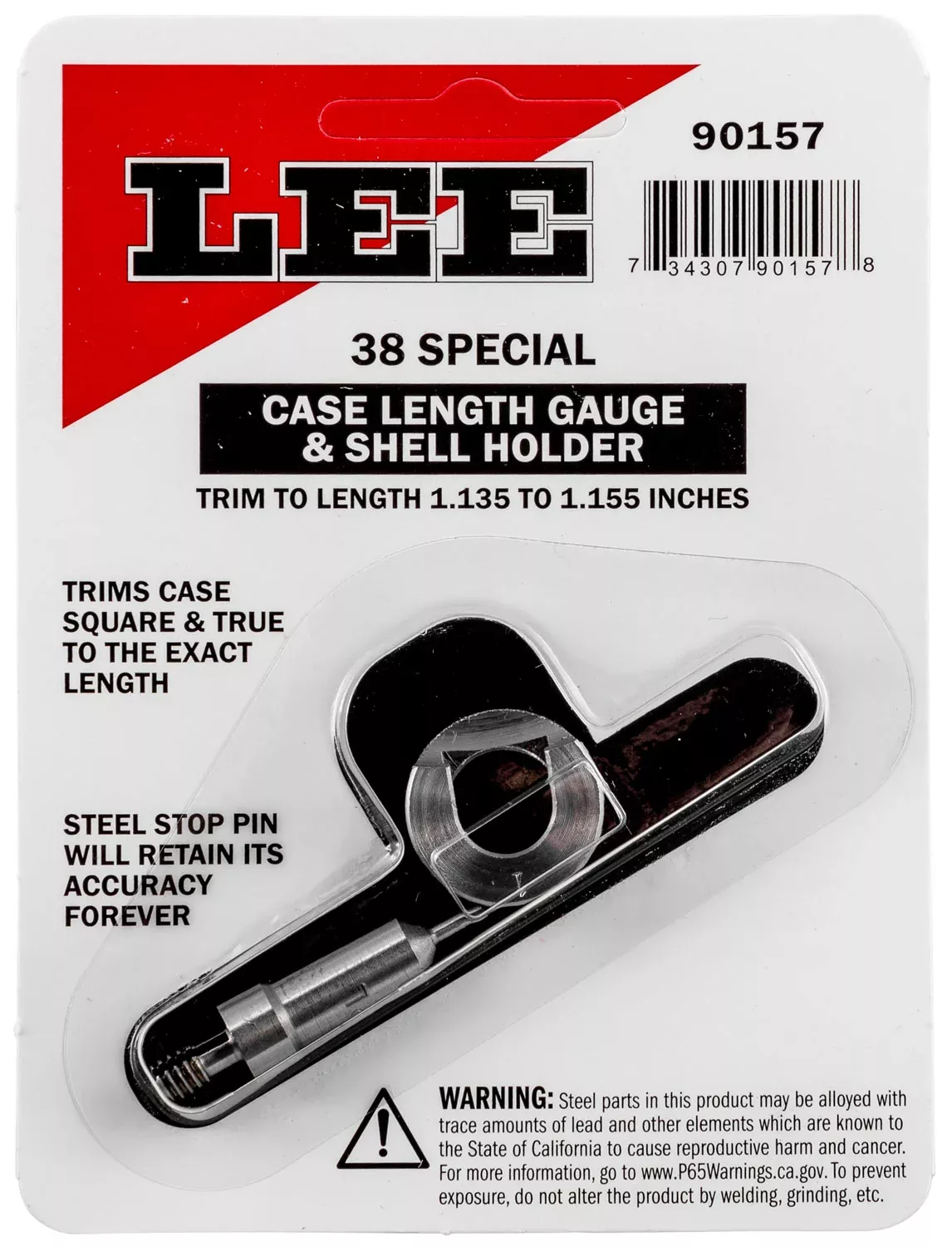 Lee Precision 90157 Case Length Gauge38 Special