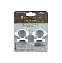Leupold Rifleman Ring 1" Medium Detachable Silver