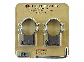 Leupold Ruger 1 & 77/22 1" High Matte