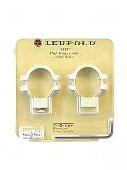 Leupold Standard 1" Rings High Silver