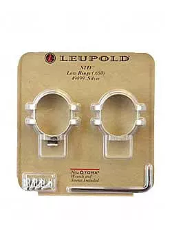 Leupold Standard 1" Rings Lower Silver