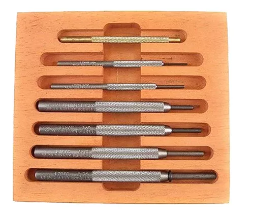 Lyman 7031273 Punch Set Gunsmith Steel 7 pc