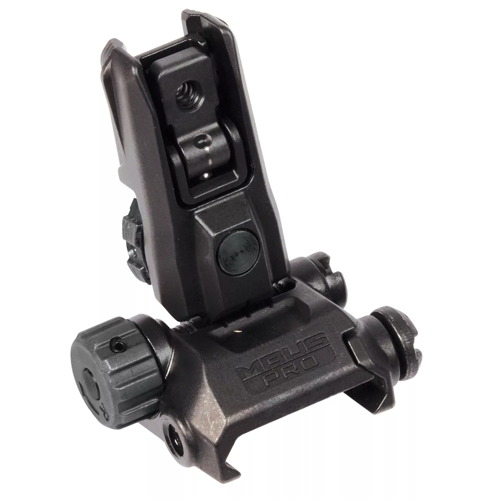 Magpul MBUS Pro LR Adjustable Rear Sight – Low-Profile Folding Iron Sight