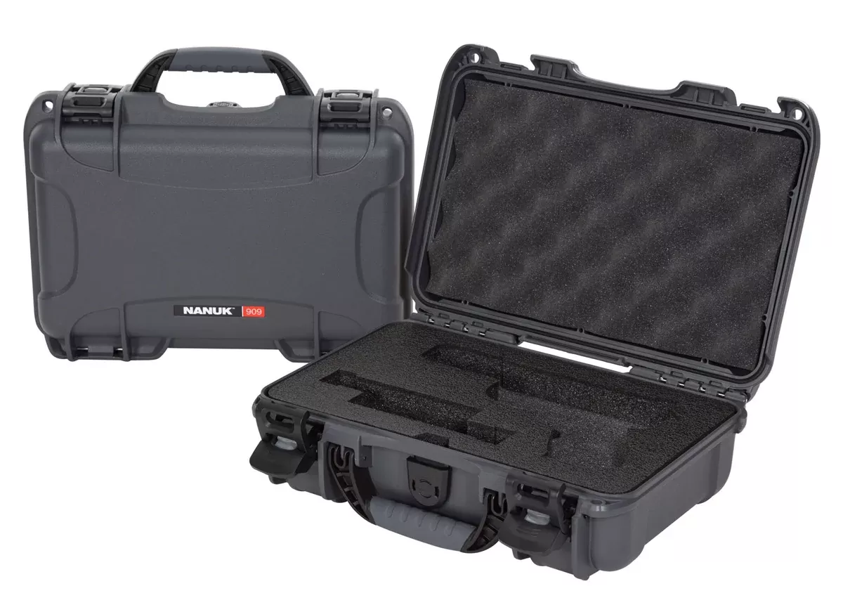 Nanuk 909GLOCK7 909Graphite Resin Compatible w/Glock