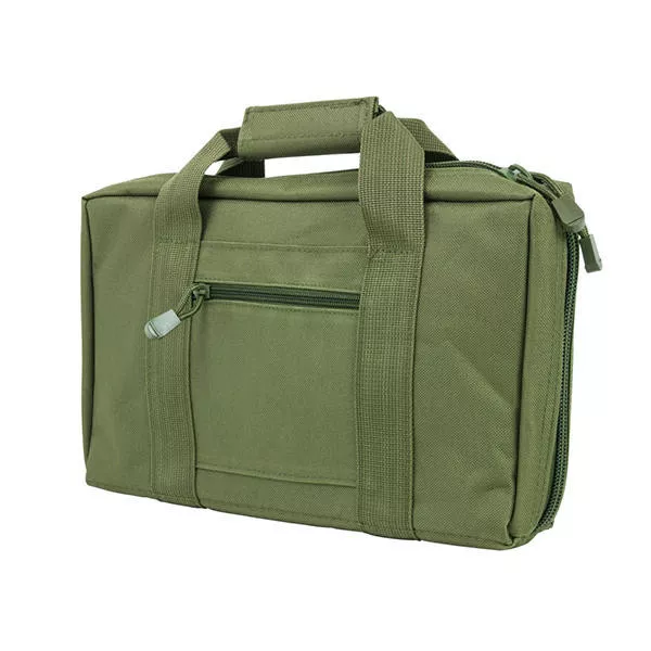 NcSTAR Double Pistol and Mag Case Green