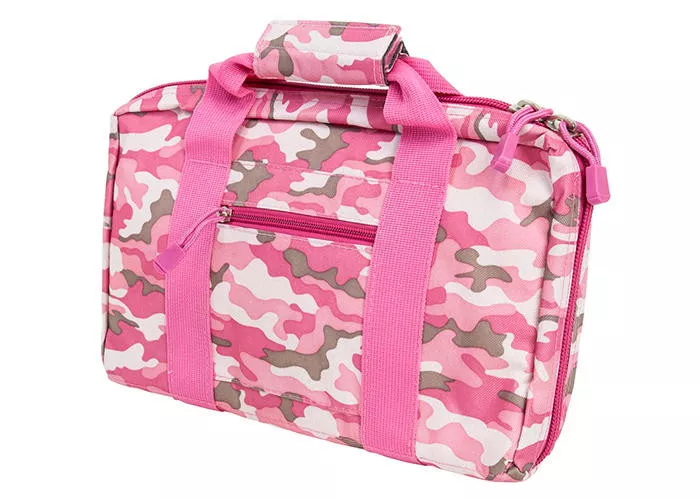 NcSTAR Double Pistol and Mag Case Pink Camo