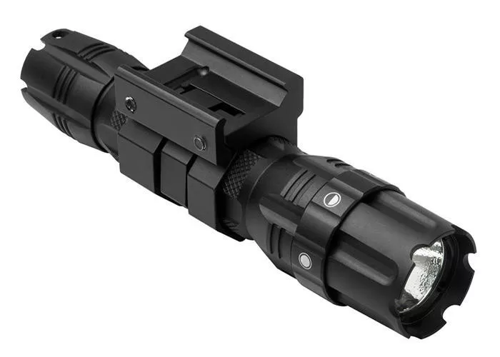 NcSTAR ProSeries Green LED Hunter Flashlight & Mount
